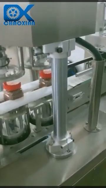 Automatic Vacuum Capping Machine, 2 heads capping, suitable for both plastic snd glass bottles смотреть онлайн