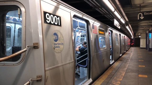 NYC Subway: R160B Siemens F Train @ East Broadway смотреть онлайн