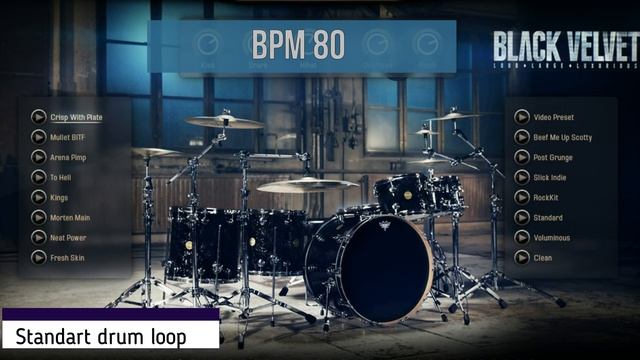 Standart Drum Loop Bpm 80