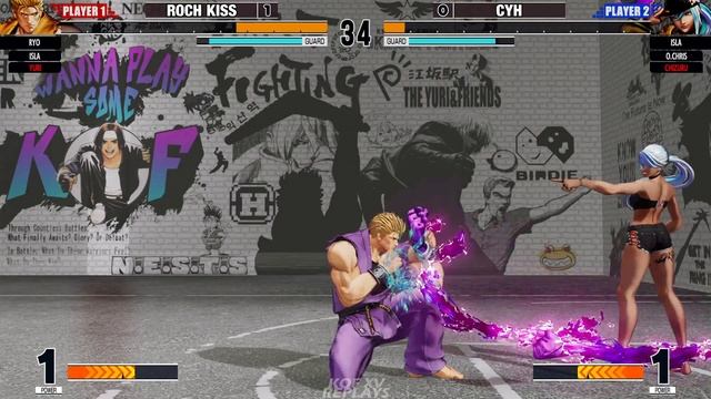 KOF XV 🔥 CYH (Chizuru/Isla/O.Chris) vs Roch.kiss (Yuri/Ryo/Isla) 🔥 Steam смотреть онлайн