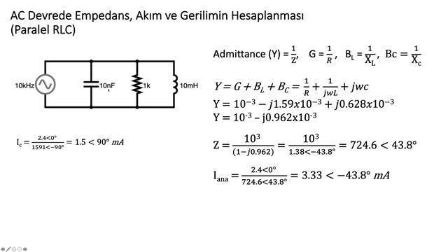 AC Devrede Empedans, Akım ve Gerilimlerin Hesaplanması смотреть онлайн