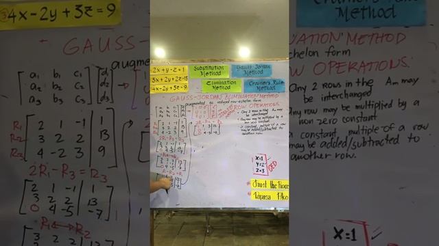 Part 4 gauss jordan elimination смотреть онлайн