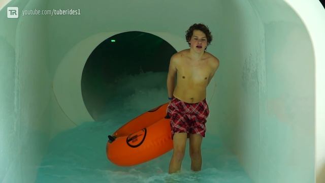 Freizeitbad Stegermatt Offenburg - Röhrenrutsche | LED Effect Waterslide Onride POV смотреть онлайн