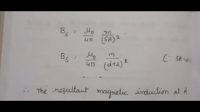 Magnetic Induction Field Strength at a point on the Axial line. смотреть онлайн