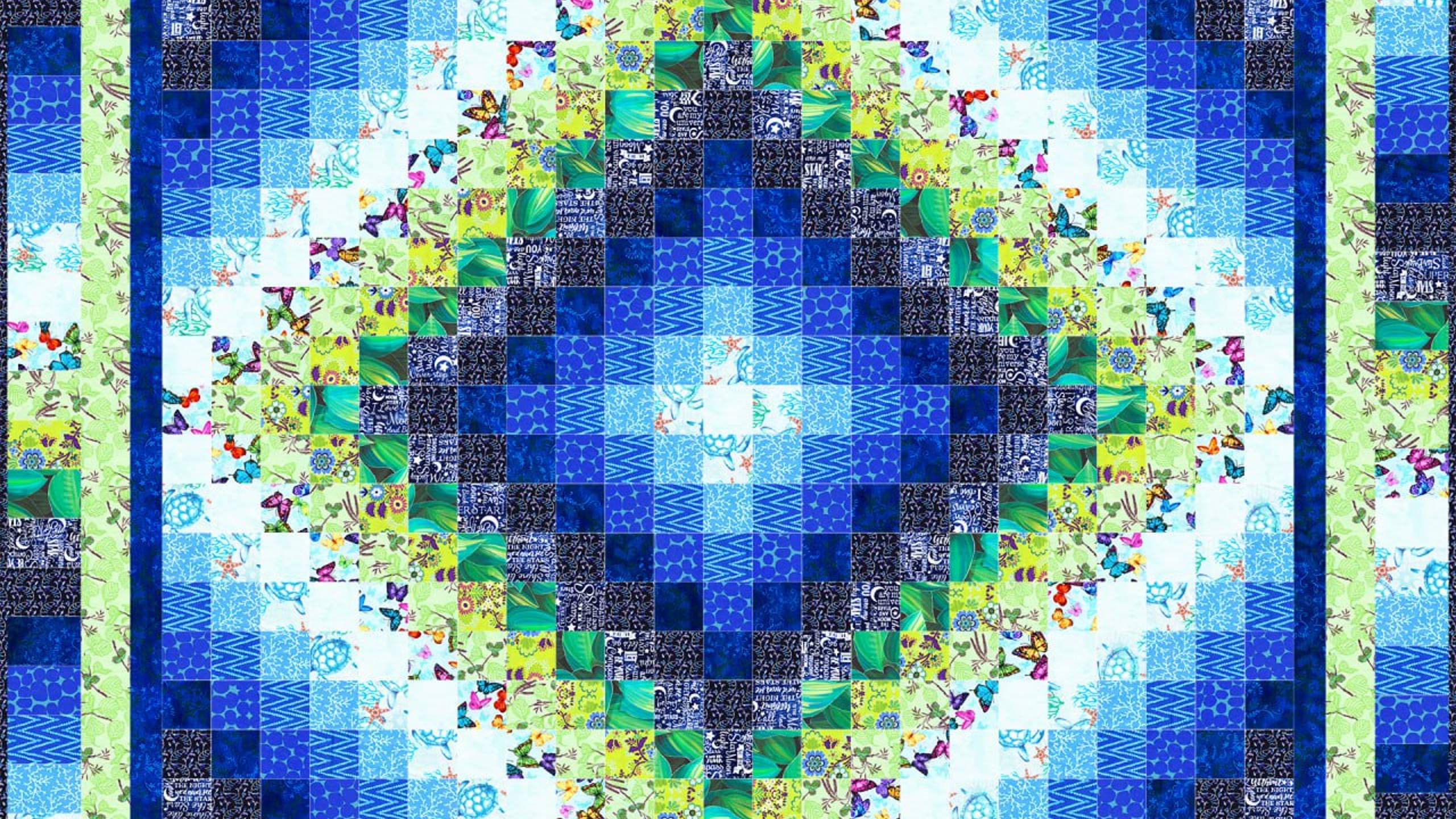 Одеяло в технике "Вокруг Света" по четкому пошаговому алгоритму. Шаг 1. Формирование полотен. смотреть онлайн