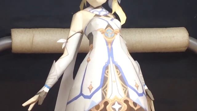 Genshin Impact : Lumine Papercraft Review|Low Budget Papercraft Tools