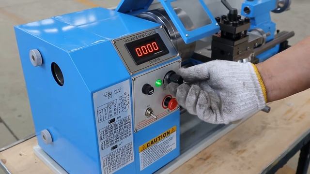 Mini Lathe Machine DIY0816 with Variable Speed | 38mm Spindle bore смотреть онлайн