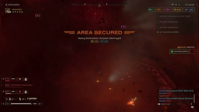 Helldivers 2 8K 60 FPS HDR PENTA SABOTAGE AIR BASE DESTROY FABIRCATORS LEVEL 76 HELLDIVE DIFFICULTY смотреть онлайн