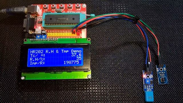 HR-202 Relative Humidity Sensor Demo with Binary Search Algorithm смотреть онлайн