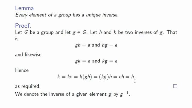 Elementary Properties of Groups смотреть онлайн