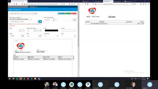 Edición de Reportes Sistema Web смотреть онлайн
