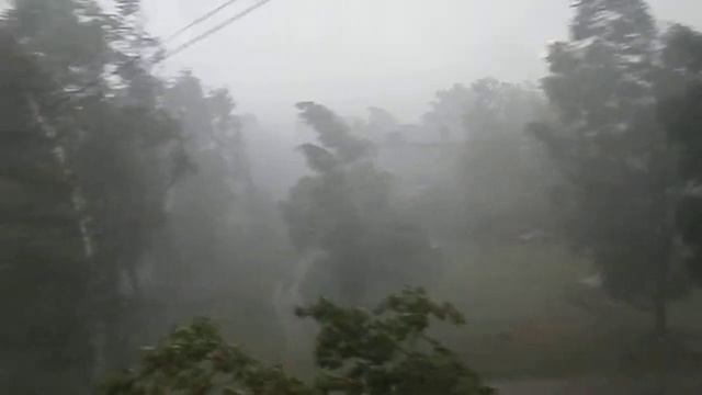 Ливень.  Июль 2021 года