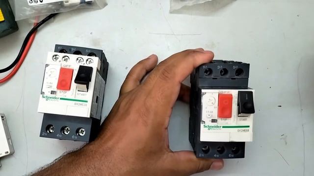 Motor Protection Circuit Breaker used in motor, what is MPCB,auxiliary used MPCB connection hindi смотреть онлайн