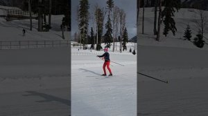 В погоне за широким шагом можно потерять в скорости #коньковыйход #лыжи