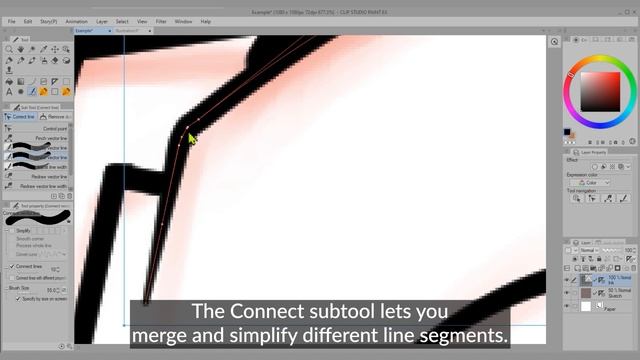 How to ink and COLOR with vectors in Clip Studio Paint! | Dadotronic смотреть онлайн