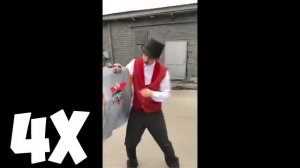 ГЛЕНТ ТАНЦУЕТ!   Ускорение Танца x16   НОВАЯ ПЕСНЯ А4!   ПЕСНИ А4   Пуська   Смешные Моменты