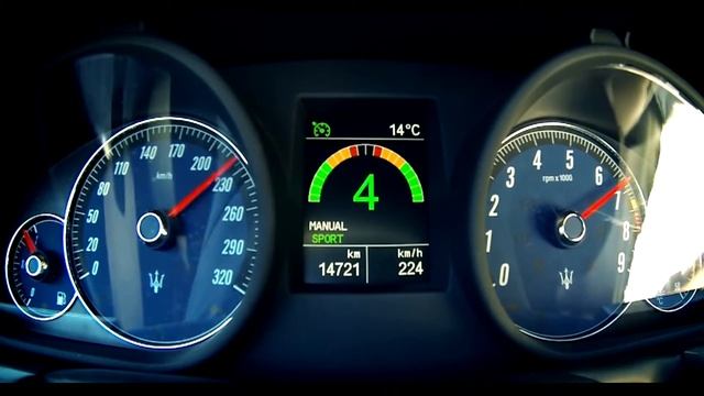 Maserati Granturismo 0-260 km/h acceleration test смотреть онлайн
