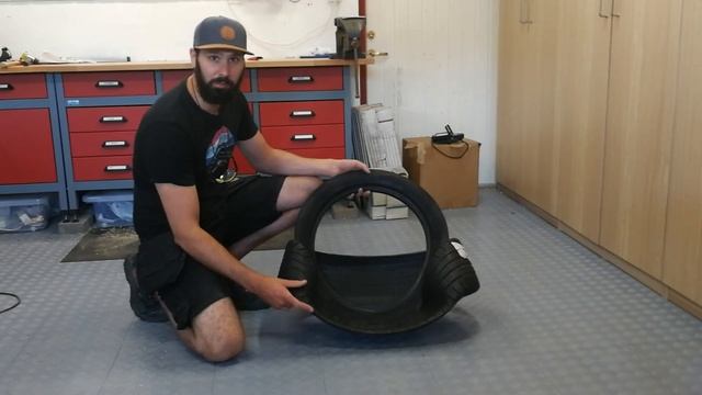 DIY tire chair - Is it comfy? смотреть онлайн