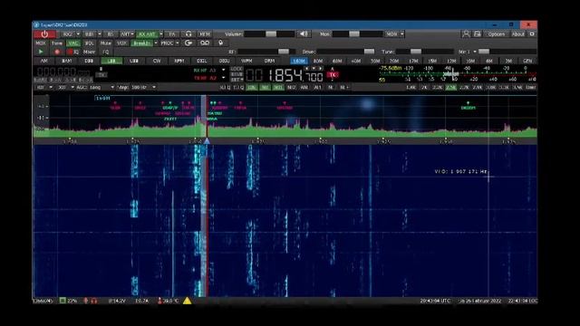 SunSDR DX 160m CQWW Contest 2022 Reciving Antenna Test смотреть онлайн