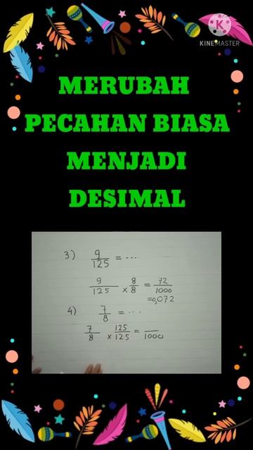 🇲🇨 MERUBAH PECAHAN BIASA JADI DESIMAL - PER SERIBU 🇲🇨 смотреть онлайн