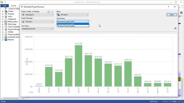 Project Revenue From Gantt Chart смотреть онлайн