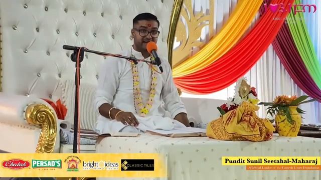 Pitra Paksha Observance led by Pundit Sunil Seetahal Maharaj. смотреть онлайн