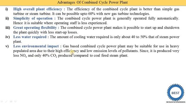 Advantages Of Combined Cycle Power Plant смотреть онлайн