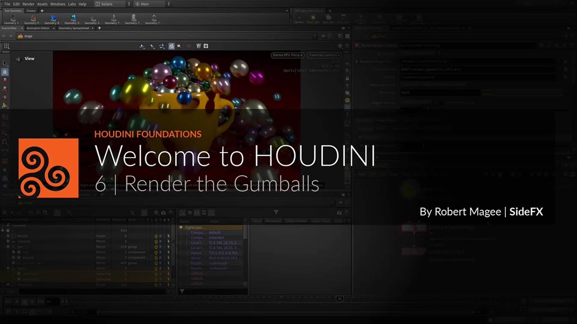 06 - Houdini 20.5 Foundations - Render the Gumballs смотреть онлайн