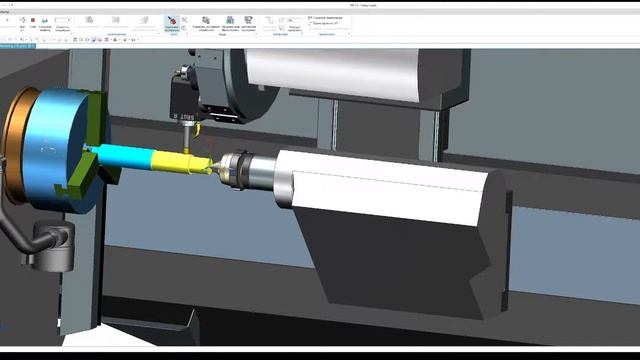 Siemens NX CAM (CTX 510 Ecoline V3 Tailstock Routine) смотреть онлайн