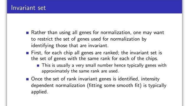 Normalization Part 4: Methods for Affymetrix смотреть онлайн