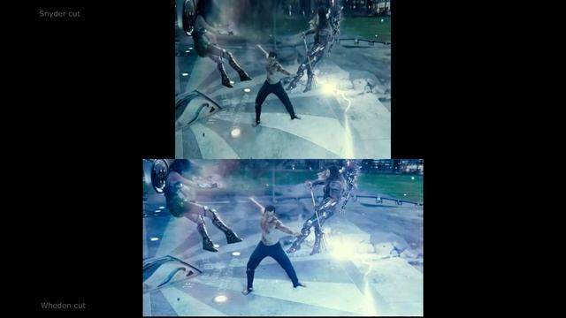 Superman vs Justice league scenes comparison - Snyder cut vs Whedon cut смотреть онлайн
