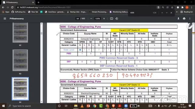 Vacant Seats in CAP Round 2 | How to Fill CAP Round 2 College Sequence смотреть онлайн
