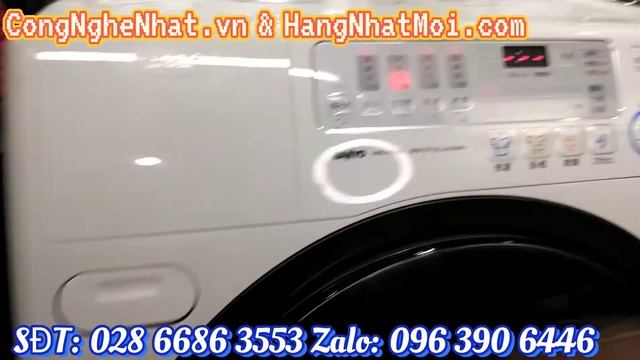 MÁY GIẶT SANYO | AWD-AQ350 giặt 9kg sấy 6kg SẢN XUẤT TẠI NHẬT BẢN nhỏ gọn-tiện dụng смотреть онлайн