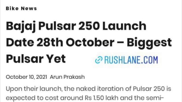 Finally Bajaj Pulsar 250 Launch Date Announced 🔥😍 | Pulsar 250F And Pulsar Ns 250 New Model 2021 ! смотреть онлайн