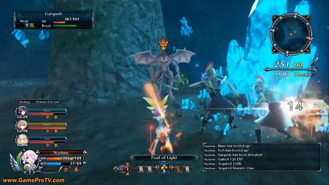 Cyberdimension Neptunia 4 Goddesses Online | Análisis GameProTV смотреть онлайн