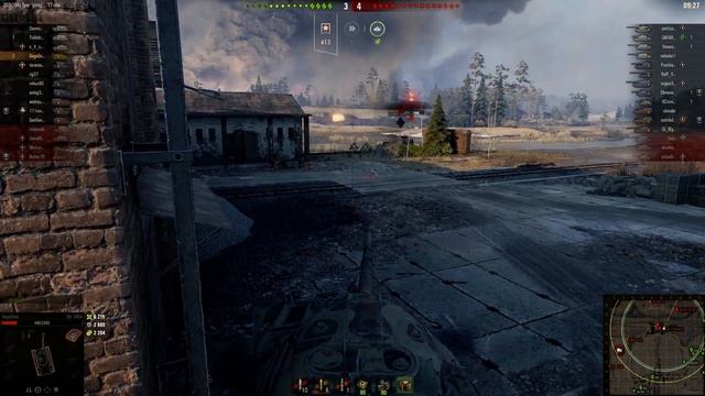 World of Tanks один из первых боев на Об. 705A смотреть онлайн