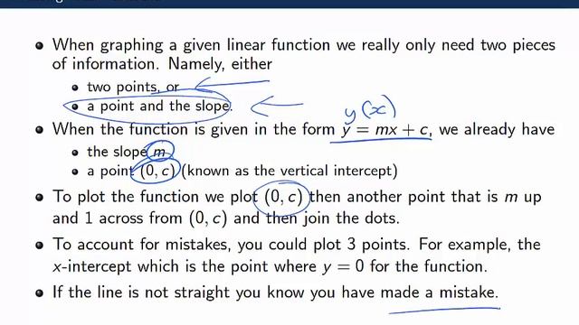 Functions - Linear functions and plotting смотреть онлайн