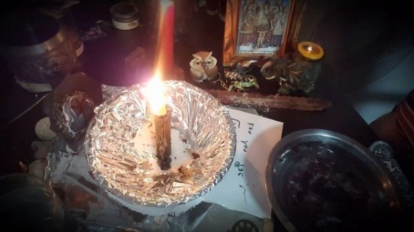 Обряд   чистка от закольцовок и крадников   Архангел Михаил  Магия свечей