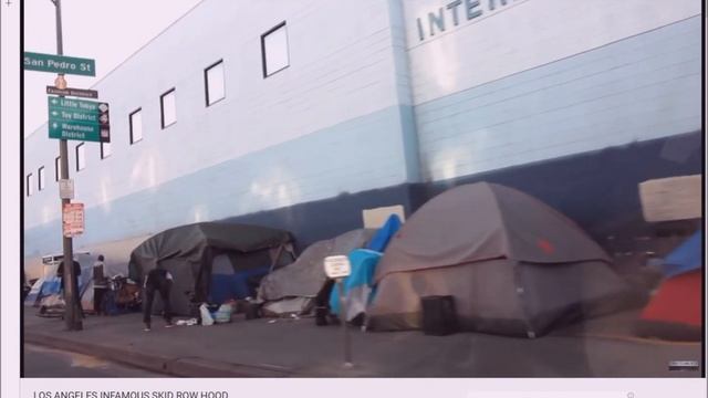 Немного о месте проживания оперной бомжихи из LOS ANGELES. Видео и комментарии от штатовцев. смотреть онлайн