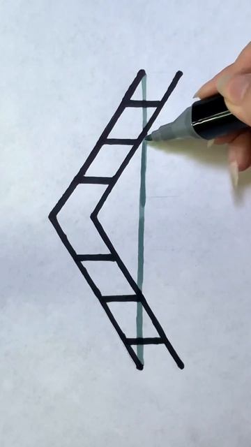 Иллюзия с лестницей😁 смотреть онлайн