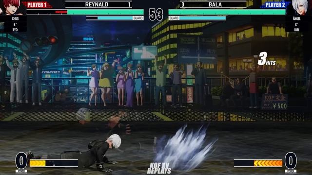 KOF XV 🔥 Bala (Ángel/K'/Iori) vs Reynald (Chris/K'/Ryo) 🔥 Steam смотреть онлайн