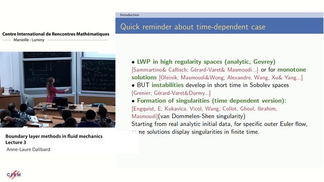 Anne-Laure Dalibard: Boundary layer methods in fluid mechanics - Lecture 3 смотреть онлайн