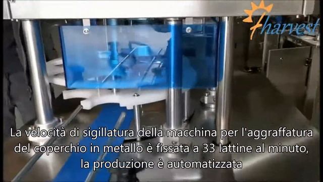 Sigillatrice automatica per la flangiatura di lattine di carta смотреть онлайн