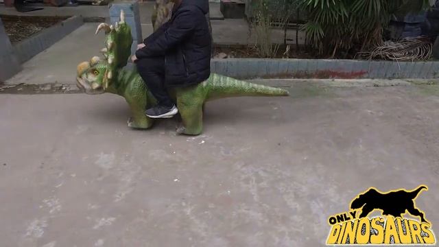 Realistic Dinosaur Sinoceratops Scooter SDP-40 смотреть онлайн
