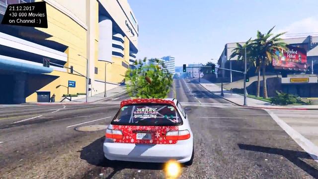 Honda Civic EG6 Christmas Edition 1.0 Grand Theft Auto V , VI - future _REVIEW смотреть онлайн