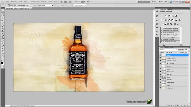 Speed Art - Jack Daniels (TreatFX Entry) смотреть онлайн