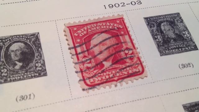 1902-1903 2¢ George Washington US Postage Stamp Scott's #319 смотреть онлайн