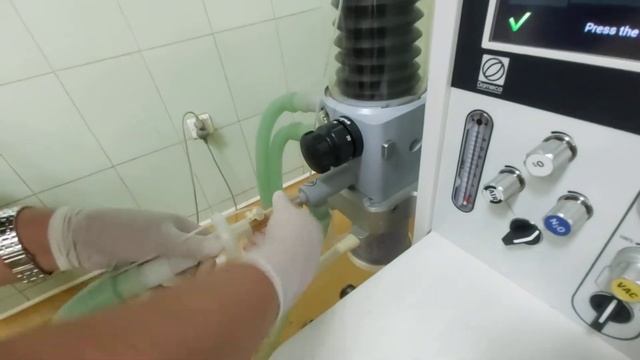 Dameca Anesthesia Machine self test смотреть онлайн