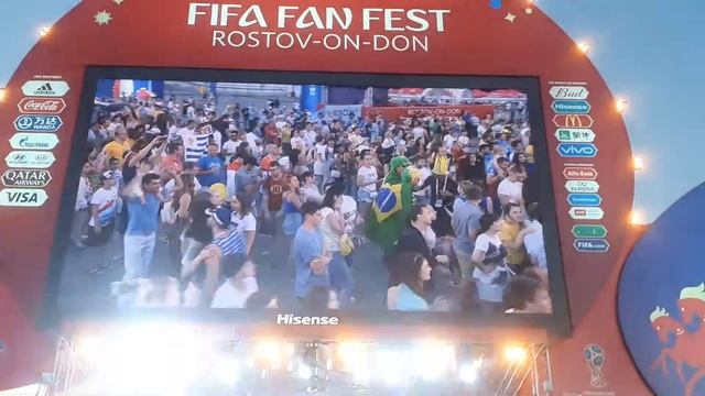 Кавер-группа Жара Fifa Fan Fest 18.06.18г.(8) смотреть онлайн