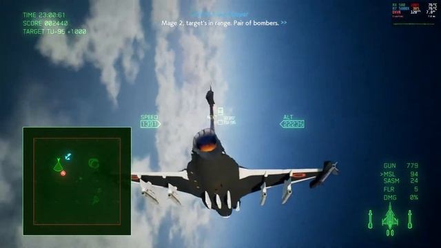 Ace Combat 7 | Mission 1 (ACE No Damage) | Linux (Proton-GE) Gameplay with AMD FSR смотреть онлайн